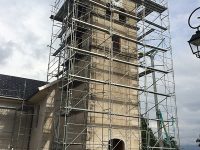 Rénovation de la toiture de l'église de Vovray en Bornes
